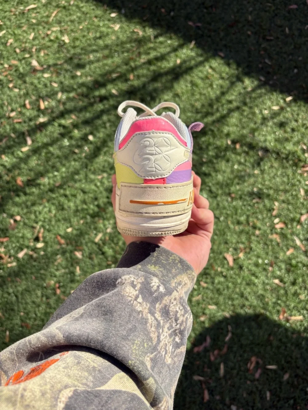 Nike Low-Top Air-Force One Shadow Pastel - Picture 4 of 9